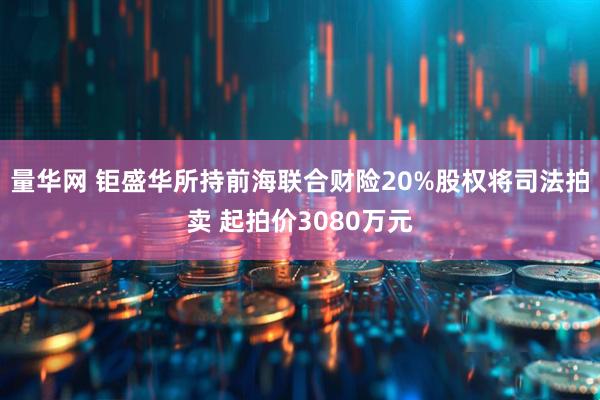 量华网 钜盛华所持前海联合财险20%股权将司法拍卖 起拍价3080万元